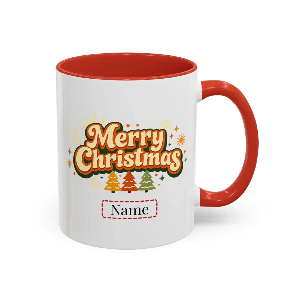 Personalized Merry Christmas Mug: The Retro Holiday Gift That Becomes 'Their' Mug