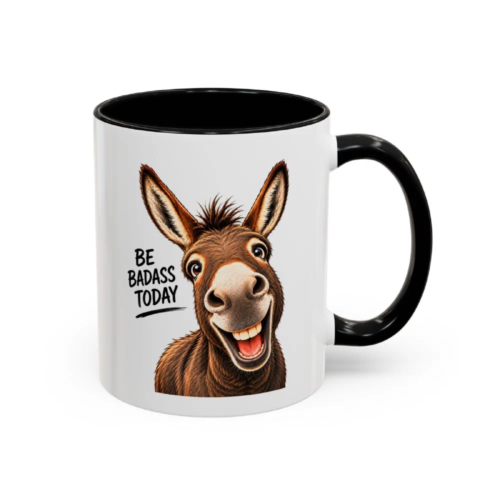 The 'Be Badass Today' Donkey Mug: The Office Mug Everyone Tries to Steal