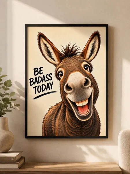 The 'Be Badass Today' Donkey Mug: The Office Mug Everyone Tries to Steal
