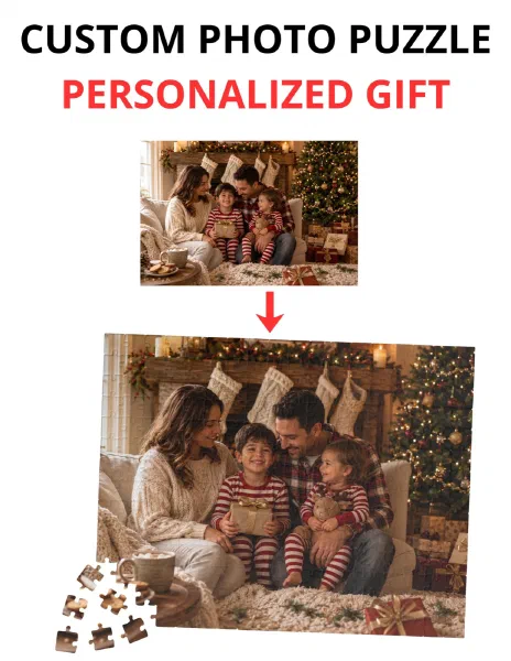 Custom Photo Puzzle from Your Picture: Turn a Family Photo into a Keepsake They'll Build by Hand