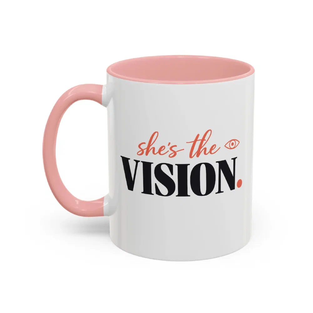 She's the Vision Mug: A New Job Gift for the Woman Chasing Something Bigger