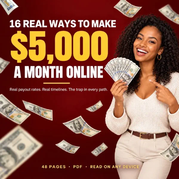 16 Ways to Make $5,000 a Month Online — With the Arithmetic Attached
