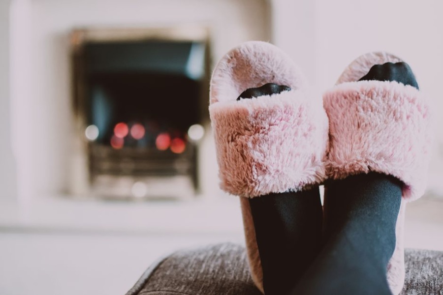 Memory foam slippers