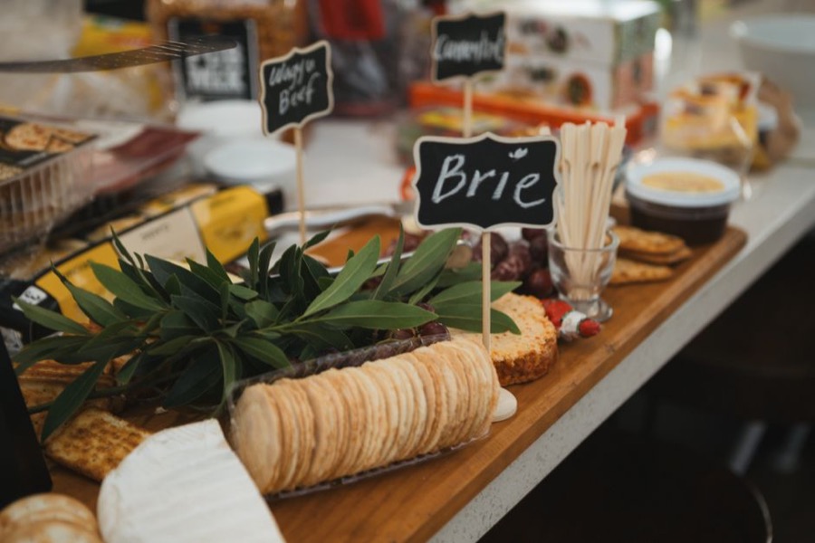 Wooden serving board