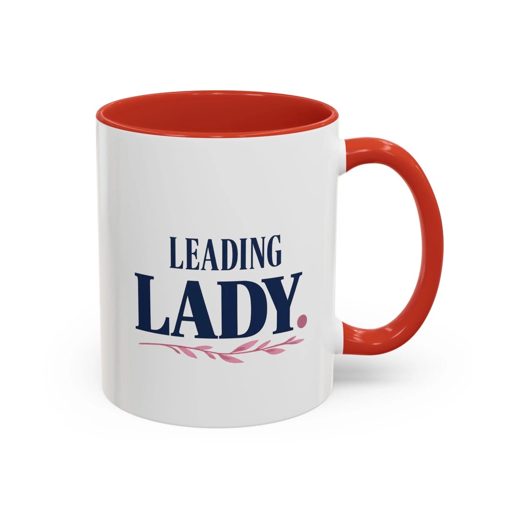 Leading Lady Mug, New Job Gift for Her, Congrats Promotion Gift for Boss Lady Friend Sister, 11oz / 15oz